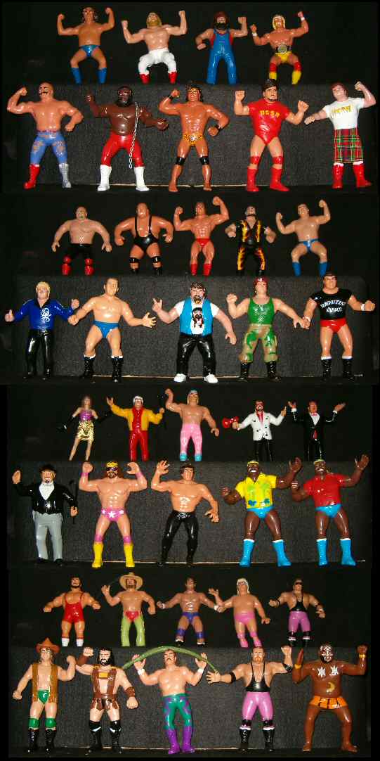 rubber wwf figures